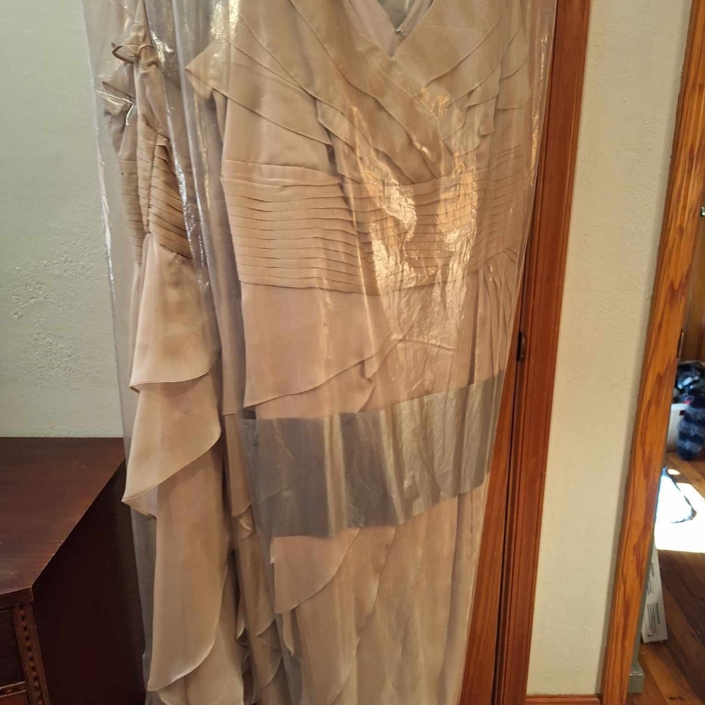 Bridesmaid or Prom dress - Taupe, Size 20, Adrianna Papell